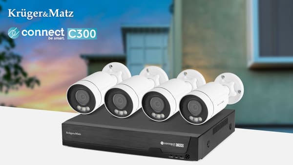 IP-overvågningssæt Kruger&Matz Connect C300
