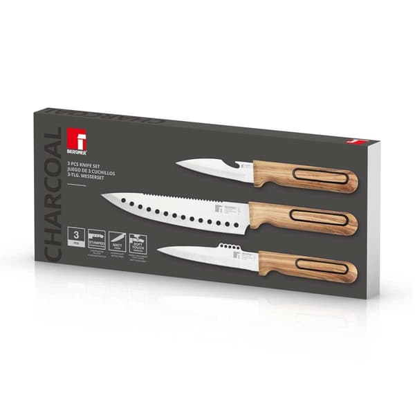 BERGNER BG-39420 CHARCOAL KÖKSKNIVSET