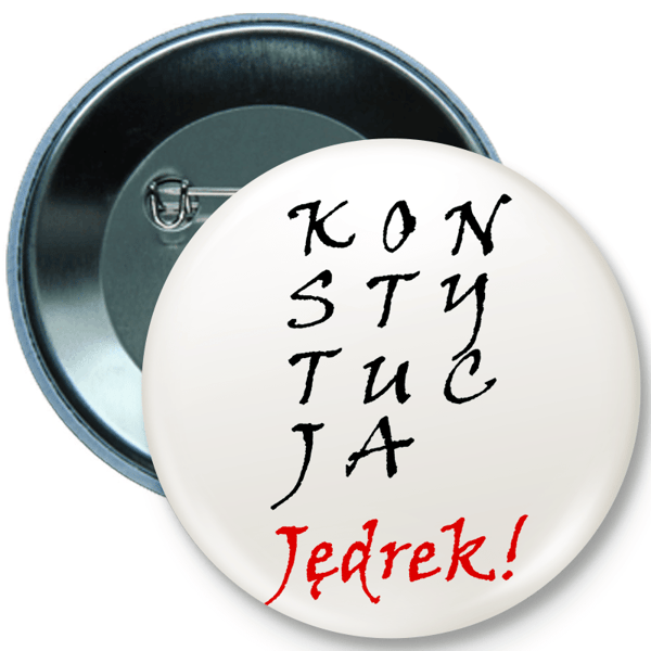 Knappnål Konstitution Jędrek!