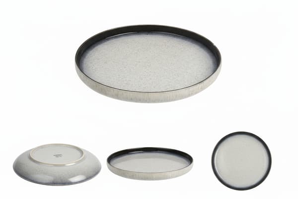 LUNA LINE KERAMISK TALLERKEN 30 CM RUND STOR TIL SERVERING