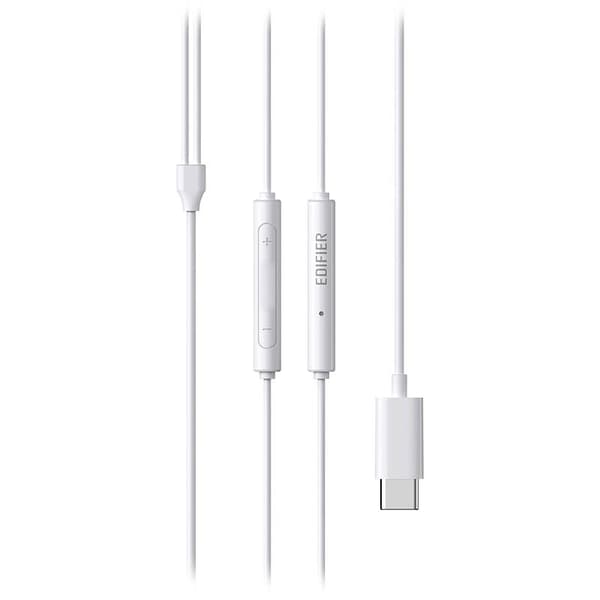 Edifier P180 Langalliset Nappikuulokkeet, USB-C (Valkoinen)