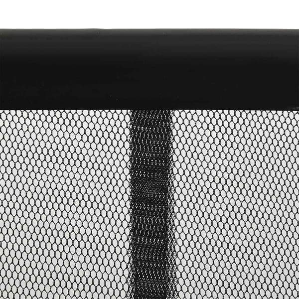 vidaXL myggenet til døre med net sort 100x220 cm polyester