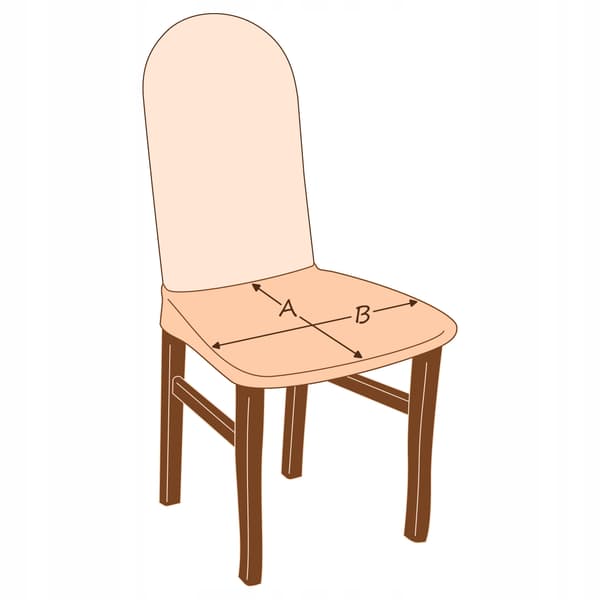 Stolsätesöverdrag i låg velour brun TESS