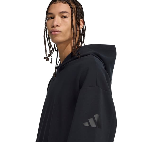Herre adidas SOFT LUXE hættetrøje sort KB8085 r S
