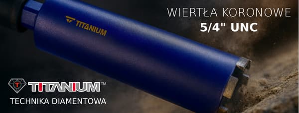 Diamantkronbor til beton 182mm 450mm titanium