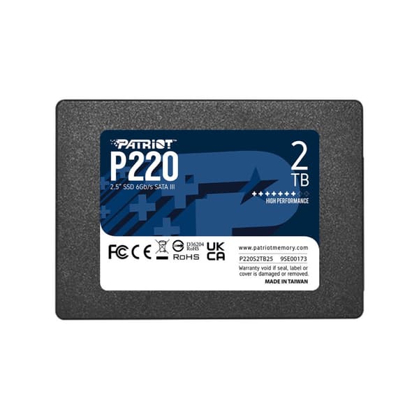 Patriot P220 SSD 2TB SATA3 2.5" P220S2TB25