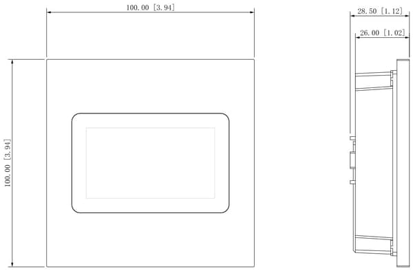VTO4202F-MS DISPLAYMODUL FÖR DAHUA VTO4202F-P-MODUL