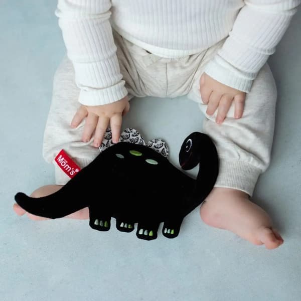 Mom's Care Dinosaur 0+ Kontrast Raslende Sensorisk Klude
