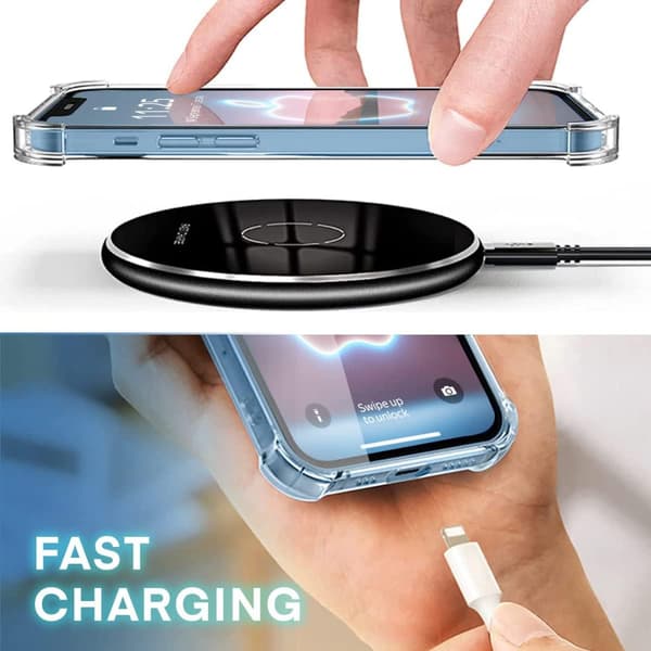 FODRAL TILL APPLE IPHONE 14 TRANSPARENT BAKSIDA OCH HÅLLBART