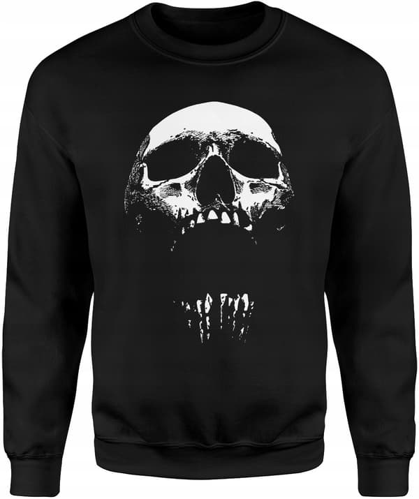 Herrtröja med dödskalletryck, Gotisk skräck, Goth XXL