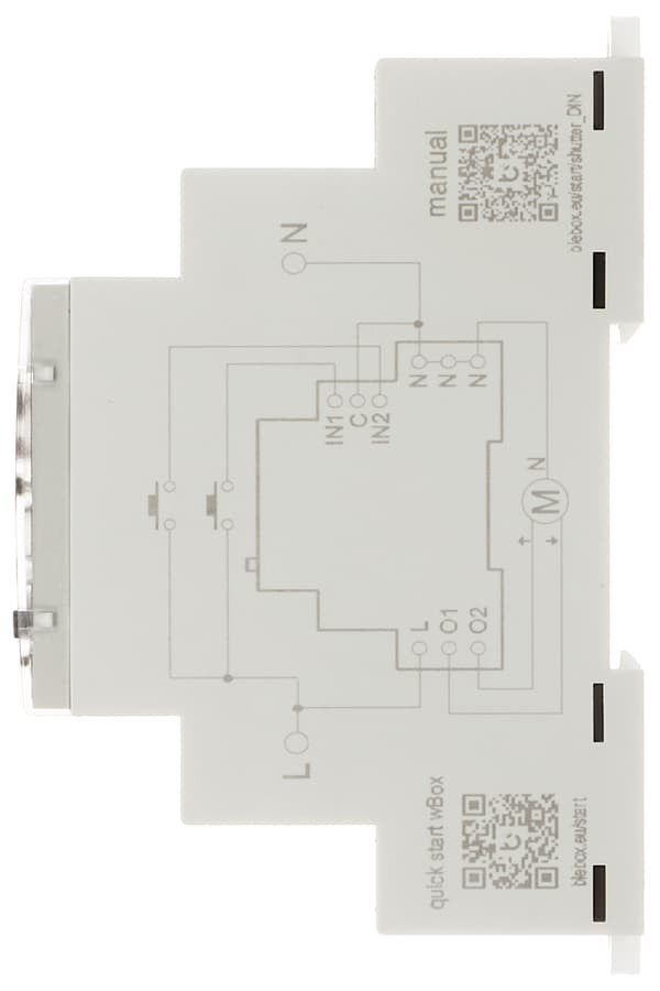 INTELLIGENT SHUTTERBOX-DIN/BLEBOX-KONTROL