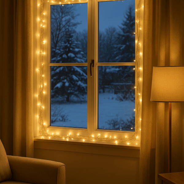 Julgransbelysning 192 LED varmvita