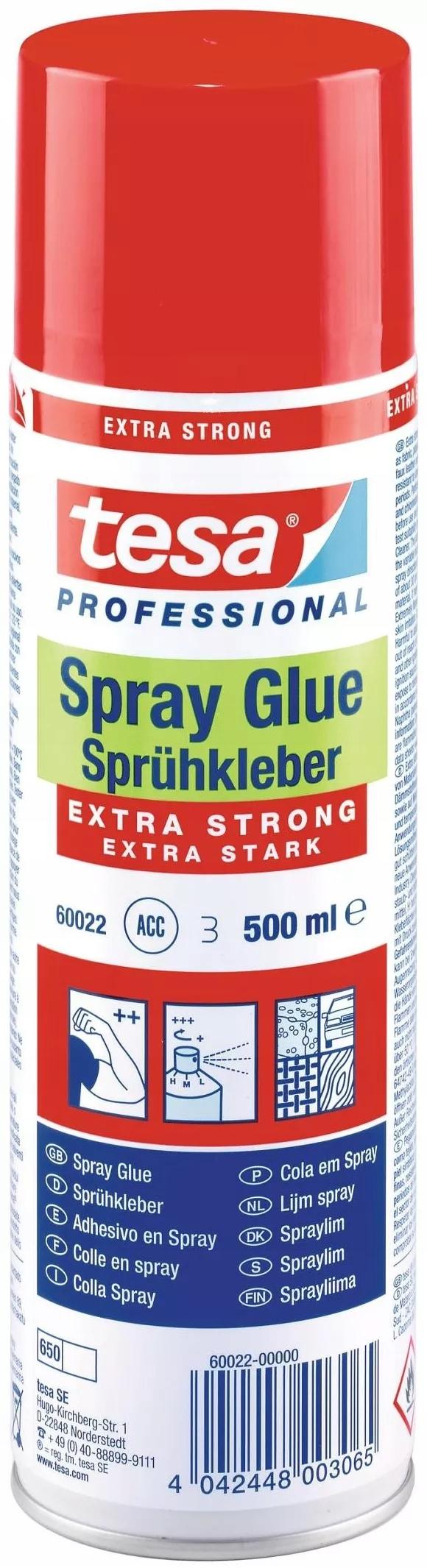 Tesa Spray Glue 500ml ekstra stærk