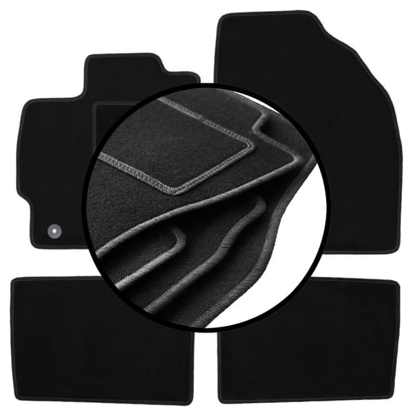 Velourmattor set för Toyota Prius III XW30 hatchback (2011-2015)