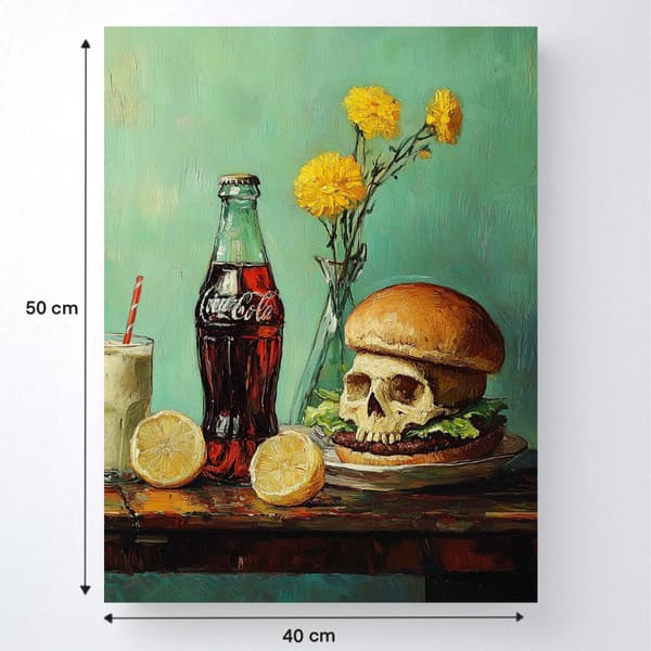 MÅLNING MED SIFFROR Tavlor för att måla Evighet och Begär 40x50cm
