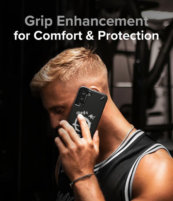 Ringke Onyx Design Holdbart Cover til Samsung Galaxy S22+ (S22 Plus) Sort (Graffiti) ()