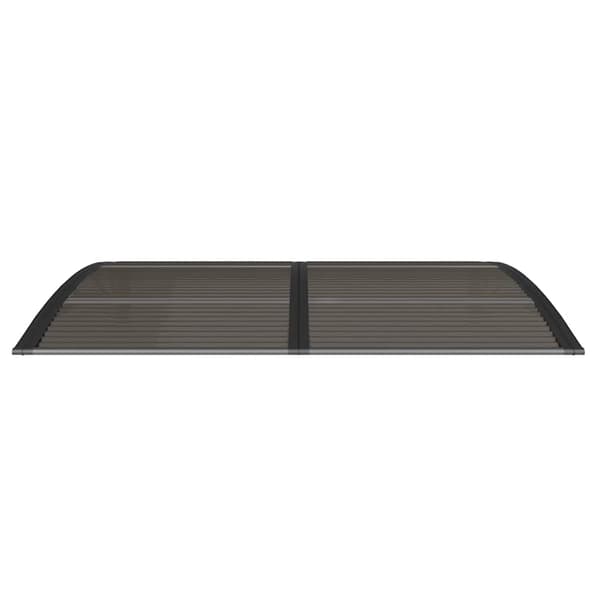 vidaXL dørmarkise sort 150x100 cm polycarbonat