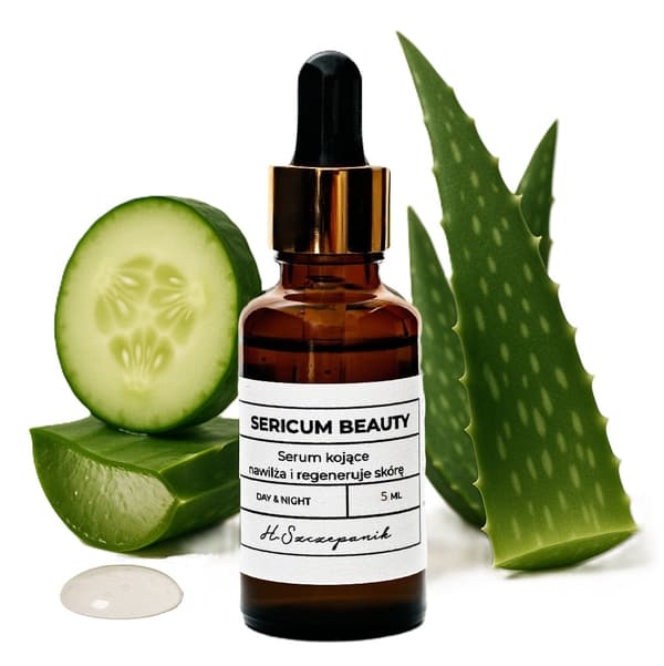 Lugnande serum - återfuktar och regenererar huden 5 ml