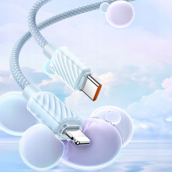 MCDODO USB-C LIGHTNING -LATURIKAAPELI IPHONE 12 13 14 PRO:LLE 1M SININEN