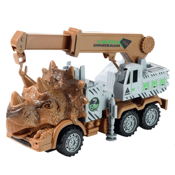 Fjärrsteerad lastbil dinosaur stor krok ljus ljud