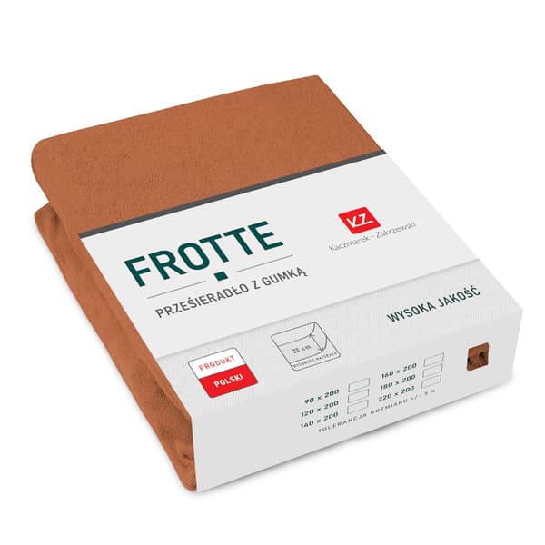 Frottélakan 160x200 ingefära TJOCKT