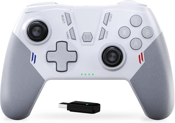 LANGATON OHJAIN XBOX PC:LLE Windows 7/8/10 Android TV OGT VALKOINEN-HARMAA