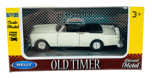 Welly Old Timer 1953 Packard Caribbean Rooflesh Beige 1:34