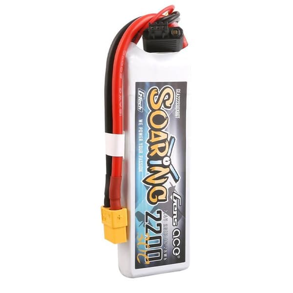 Gens Ace G-Tech Soaring Batteri 2200mAh 7.4V 30C 2S1P XT60