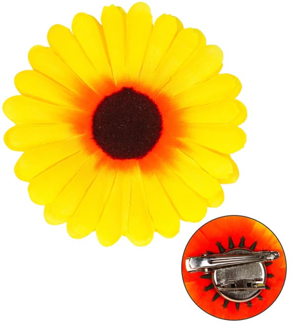 Solrosnål Hawaiianska blommor hårspänne