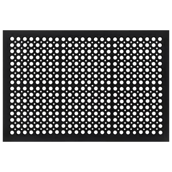 vidaXL Dörrmatta, Rektangulär, 60x90 cm, Gummi