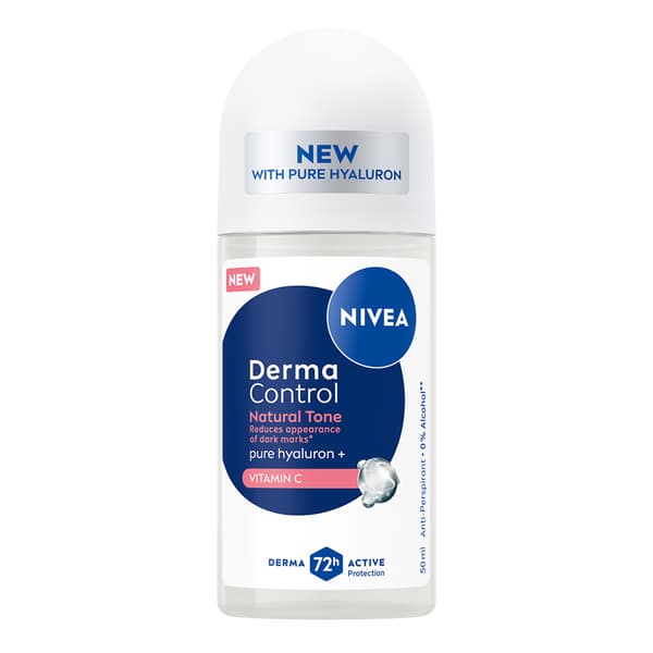 NIVEA Derma Control Natural Tone Antiperspirant roll-on 50ml