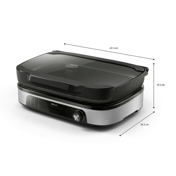 Philips HD6212/90 elektrisk grill, 2400 W