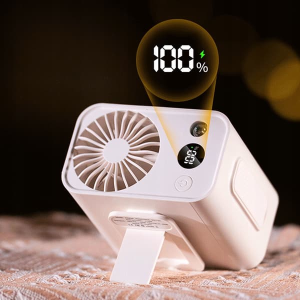 Mini Fläkt Med Klämma För Byxor Under Tröja Trådlös USB