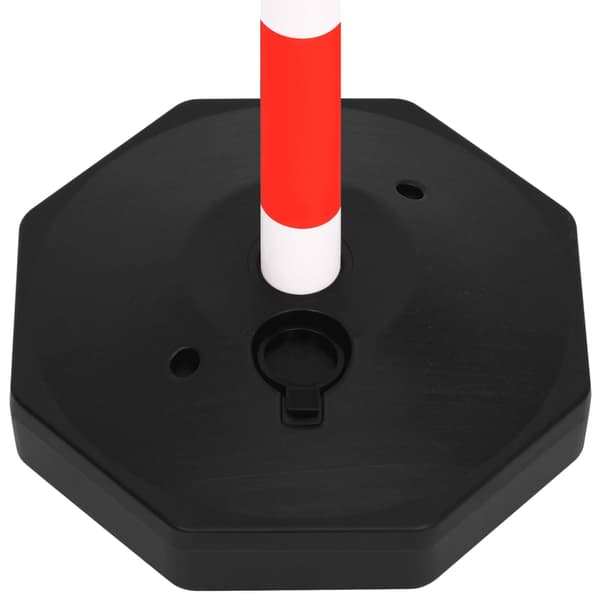 vidaXL Stolpset med 10 m plastkedja