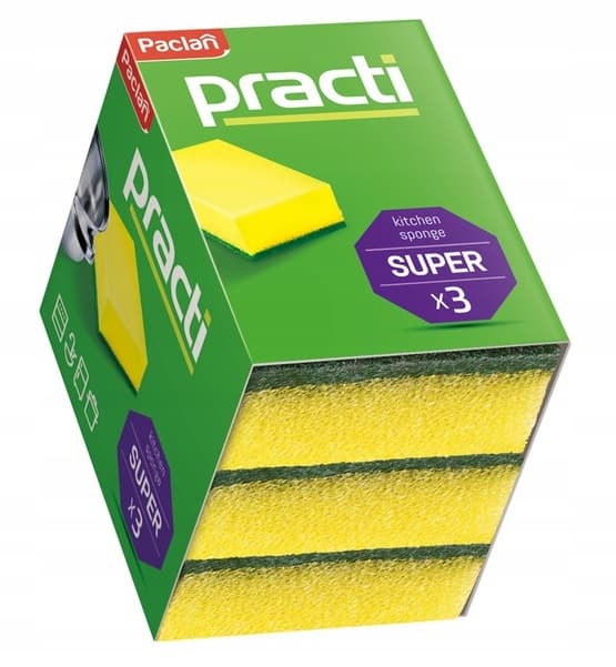 Paclan Practi astianpesusvampit 3 kpl