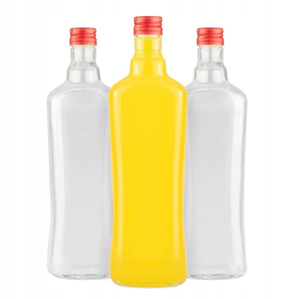 DIVA-flaska 500 ml GLASFLASKOR FÖR MOONLIGHT LIKÖRVIN 0,5 l
