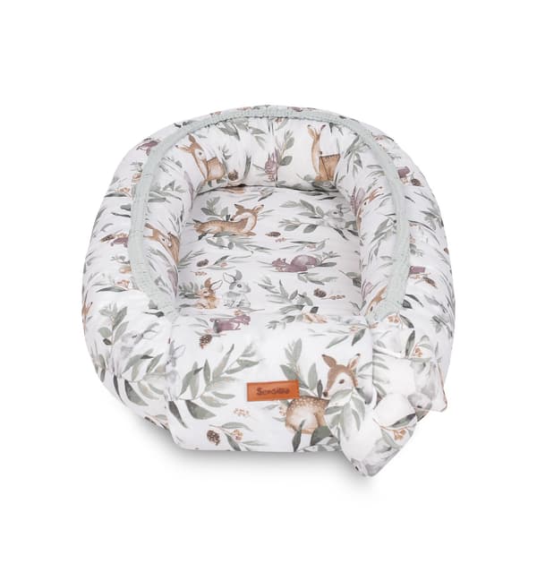 Wafer Cocoon 80x45 Deer Mint + Pude