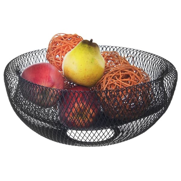 Radka metalfrugtkurv sort