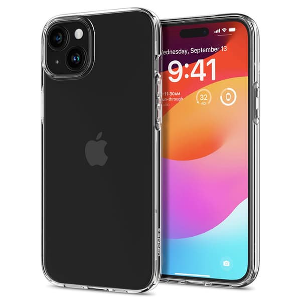 Spigen Liquid Crystal - Etui til iPhone 15 Plus (Klar)