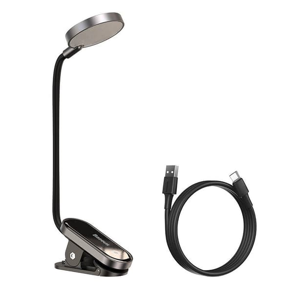 Baseus Comfort læsebordslampe med klips (grå)