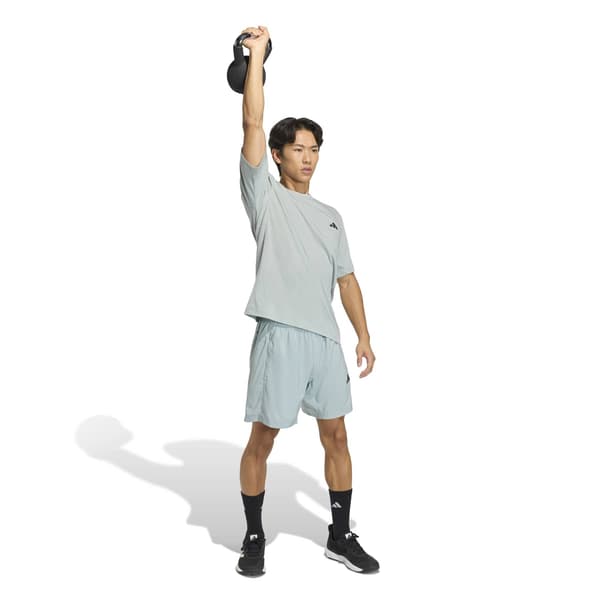 Herr adidas WORKOUT ESSENTIALS träningströja blå KD5495 storlek XXL