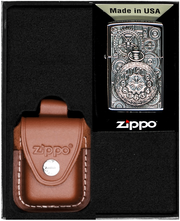 Zippo Lighter Lommeur Gavesæt nr. 2
