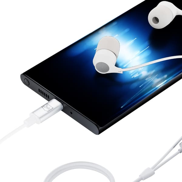 Tillbehör - 3mk trådbundna hörlurar USB-C