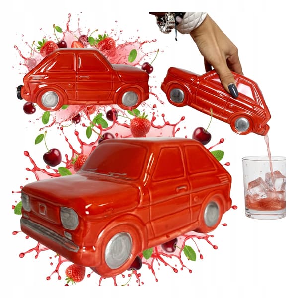 Pullo MALUCH 500ml CERAMIC Auton lahja Alkoholi Viini Koriste 0.5L