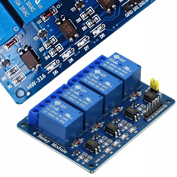 Rosfix 4-kanals 12v Arduino relæmodul