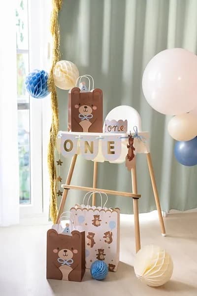 Bamse gavepose 18x29x10,5 cm 1 stk.