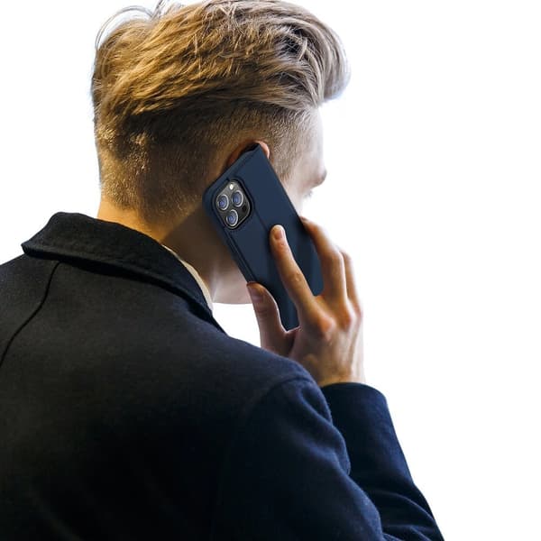 Dux Ducis Skin Pro Hölsterfodral med Flip iPhone 13 Pro Blå