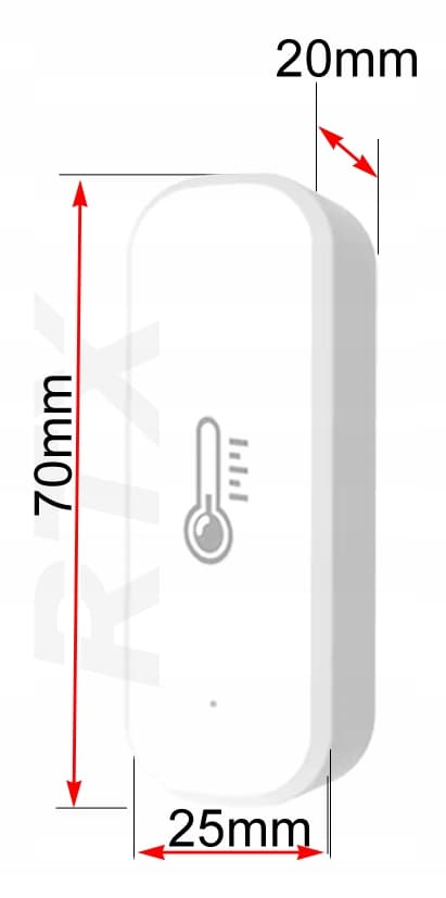 Tuya RTX Eco WiFi temperatur- og fugtighedssensor