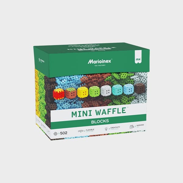 Marioinex Mini Waffle 502-delars byggklossar för barn 3+