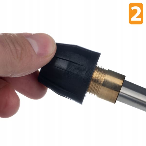 Rosfix spolmunstycke 90 grader 80 cm för Kärcher K2-K7 M18 160 bar